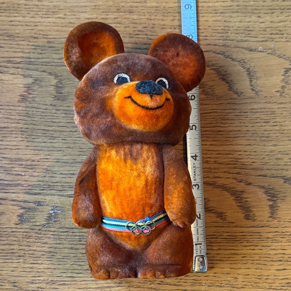 Vintage 1980 Moscow Olympics Misha Bear